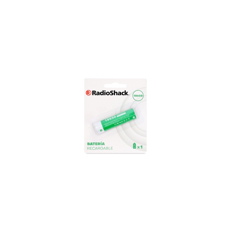 Batería Recargable Tipo 18650 RadioShack 2200 mAh 1 pieza