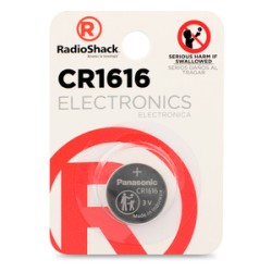 Pila de Litio RadioShack 3v CR1616 1 pieza