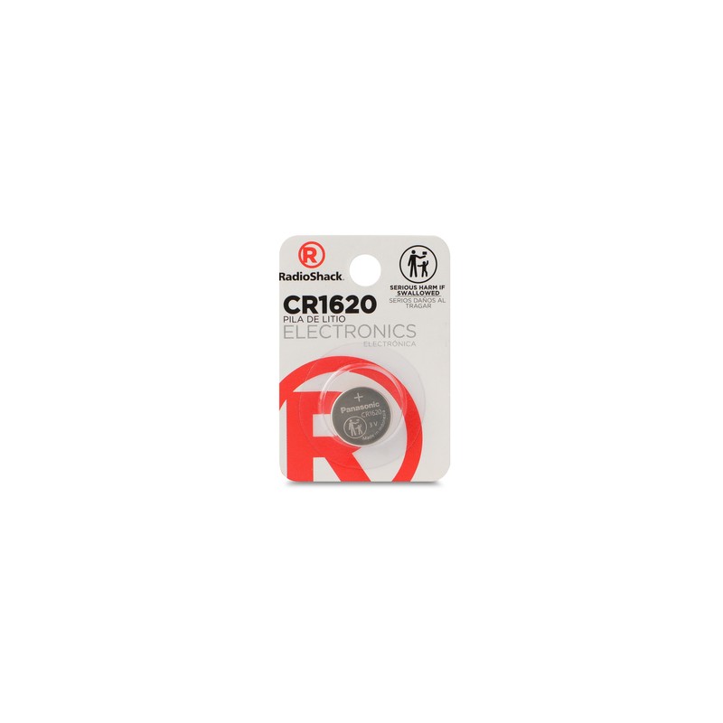Pila de Litio RadioShack 3v CR1620 1 pieza