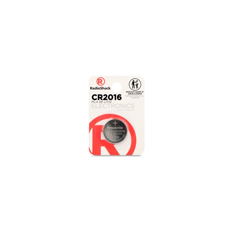 Pila de Litio RadioShack 3v CR2016 1 pieza