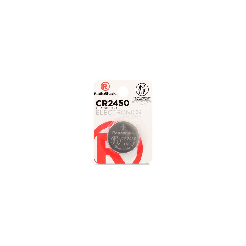 Pila de Litio RadioShack 3v CR2450 1 pieza