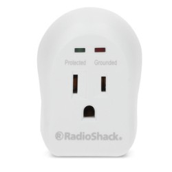 Adaptador de Pared con Salida Única Indicador LED RadioShack Blanco