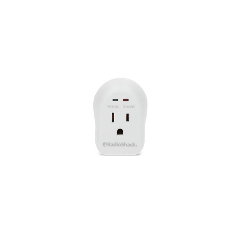 Adaptador de Pared con Salida Única Indicador LED RadioShack Blanco