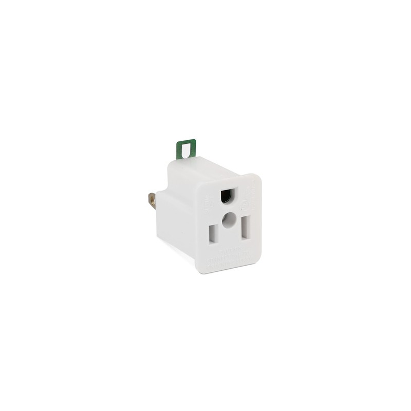 Adaptador de Corriente Polarizado con Conexión a Tierra RadioShack Blanco