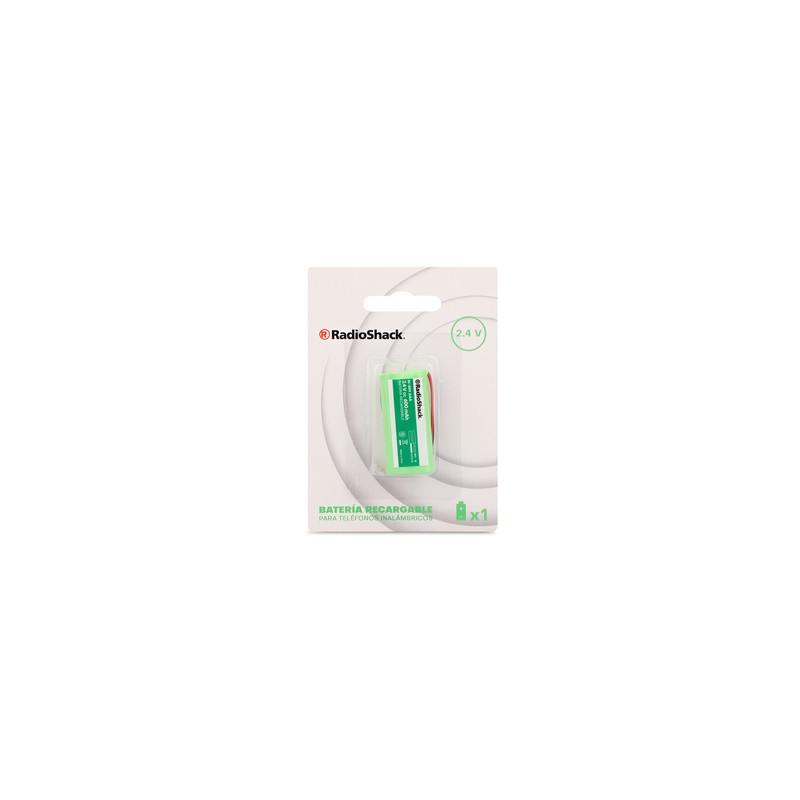 Batería Recargable para Teléfono Inalámbrico NI-MH RadioShack 2.4V 600mAh