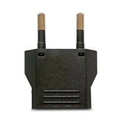 Adaptador para Clavija RadioShack Americana a Europea Negro