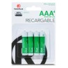 Baterías Recargables Ni MH AAA RadioShack / 850 mAh / 4 piezas
