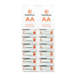 Pilas Alcalinas AA RadioShack / 12 piezas