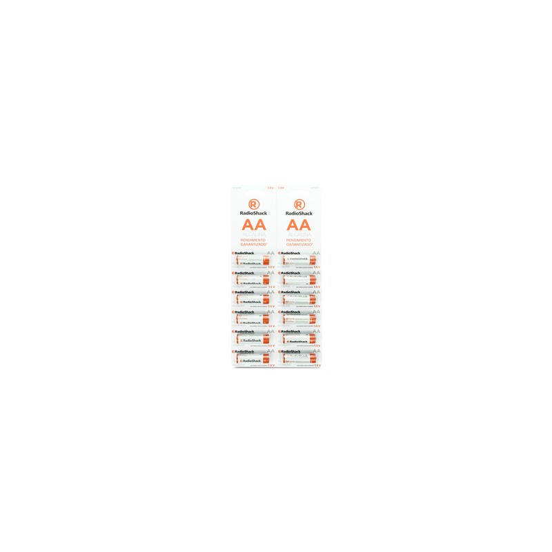 Pilas Alcalinas AA RadioShack / 12 piezas