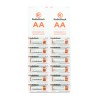 Pilas Alcalinas AA RadioShack / 12 piezas