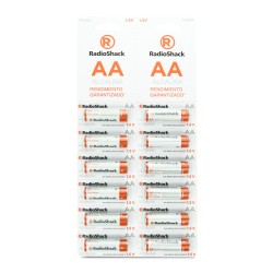 Pilas Alcalinas AA RadioShack / 12 piezas