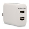 Cargador de Pared Puerto Doble USB RadioShack Blanco