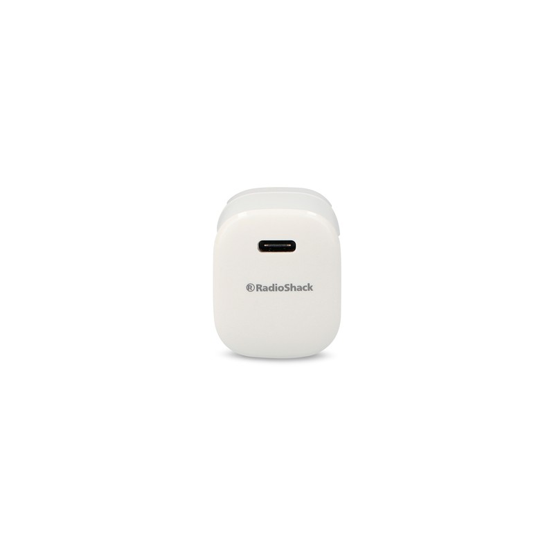 Cargador de Pared 1 puerto Tipo C RadioShack Carga Rápida Blanco