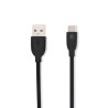 Cable USB 2.0 Tipo A a Tipo C RadioShack 1 m Negro
