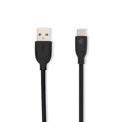 Cable USB 2.0 Tipo A a Tipo C RadioShack 1 m Negro