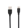 Cable USB 2.0 Tipo A a Tipo C RadioShack 1 m Negro