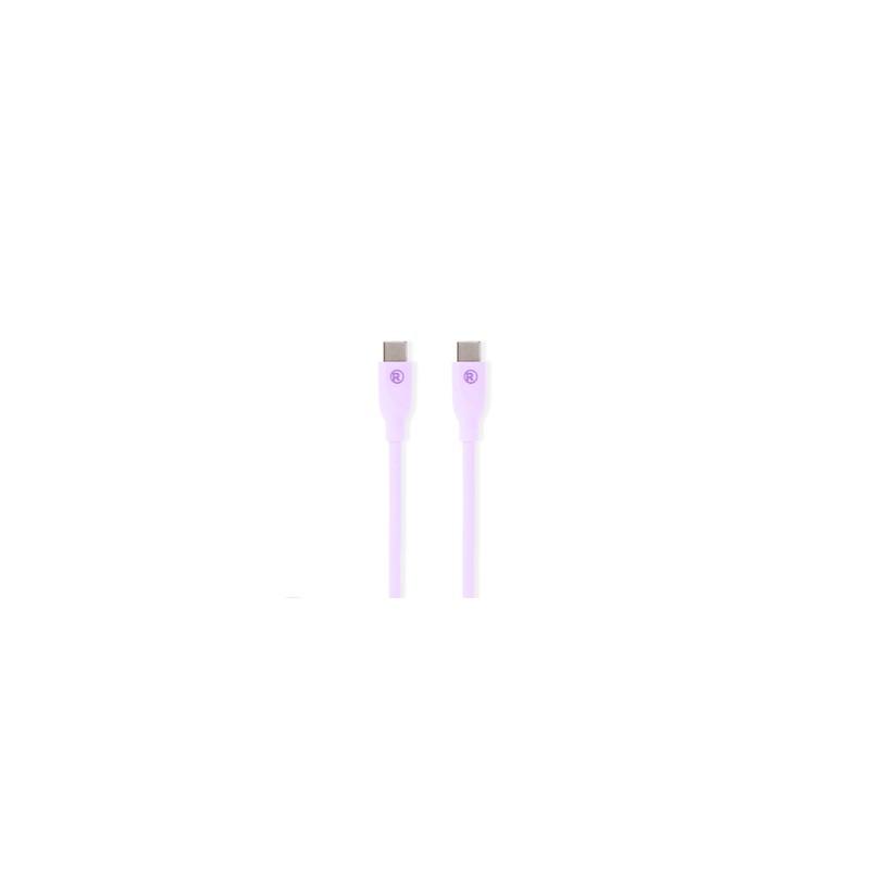 Cable USB 2.0 Tipo C a Tipo C RadioShack 1 m Morado