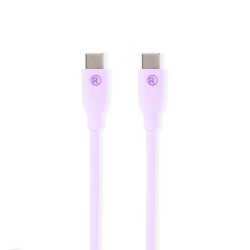 Cable USB 2.0 Tipo C a Tipo C RadioShack 1 m Morado