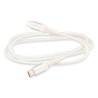 Cable USB Tipo C a C RadioShack 91 cm Trenzado Blanco