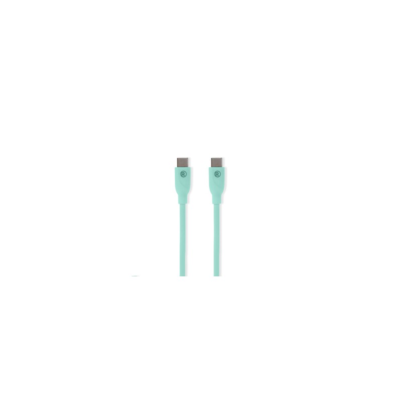 Cable USB 2.0 Tipo C a Tipo C RadioShack 1m Verde