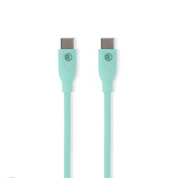 Cable USB 2.0 Tipo C a Tipo C RadioShack 1m Verde