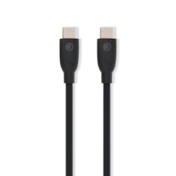 Cable USB 2.0 Tipo C a Tipo C RadioShack 3m Negro