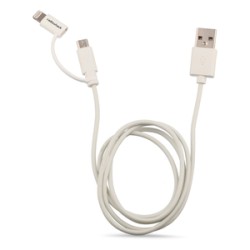Cable de Carga 2 en 1 RadioShack 91 cm Plástico