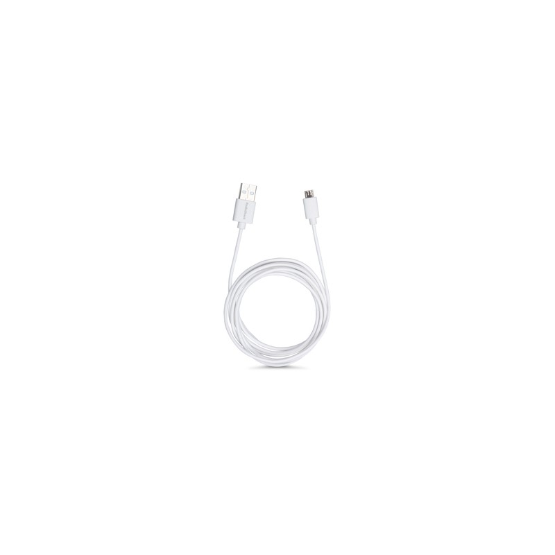 Cable Micro USB RadioShack / 1.80 m / Plástico / Blanco