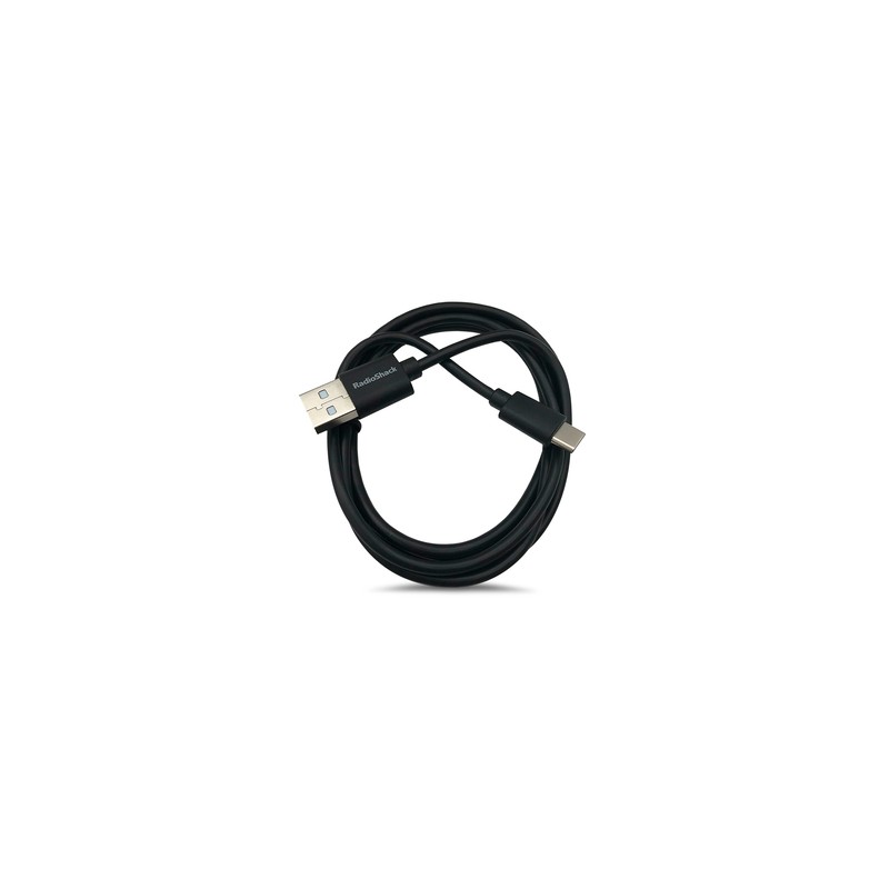 Cable USB a Tipo C RadioShack / 1.20 m / Plástico / Negro