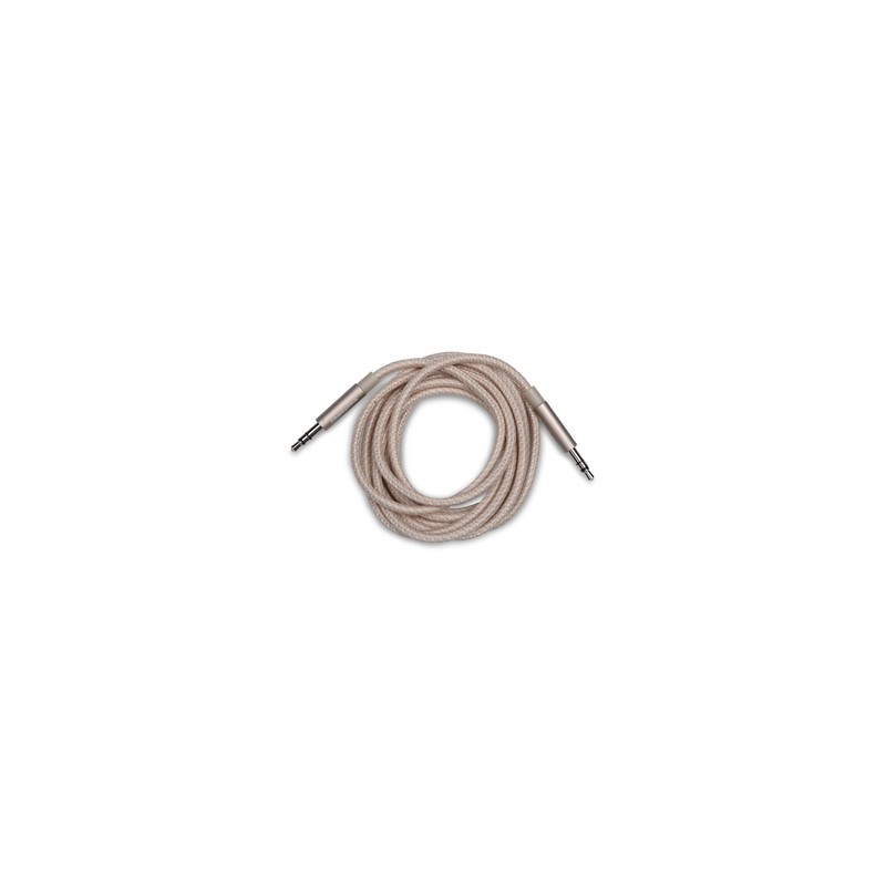 Cable Auxiliar 3.5 mm Trenzado RadioShack 1.8 m Dorado