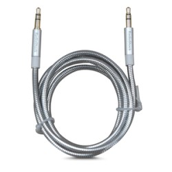 Cable Auxiliar 3.5 mm RadioShack 90 cm Plata