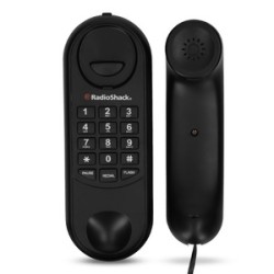Teléfono Alámbrico Flash RadioShack Negro