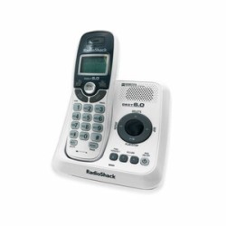Teléfono Inalámbrico con Contestadora RadioShack Blanco