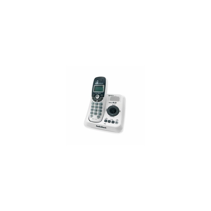 Teléfono Inalámbrico con Contestadora RadioShack Blanco