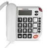 Teléfono Alámbrico con Pantalla RadioShack Blanco