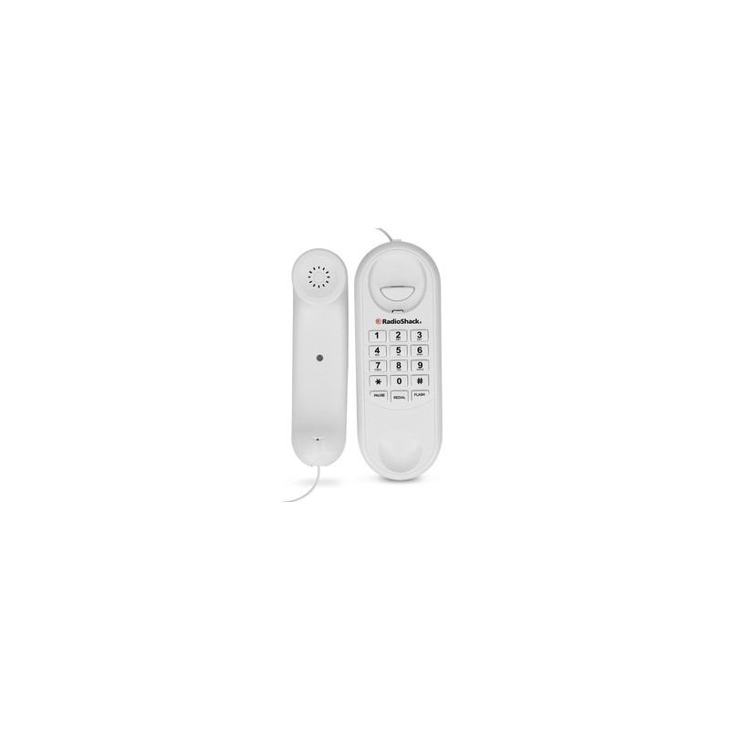 Teléfono Alámbrico Flash RadioShack Blanco