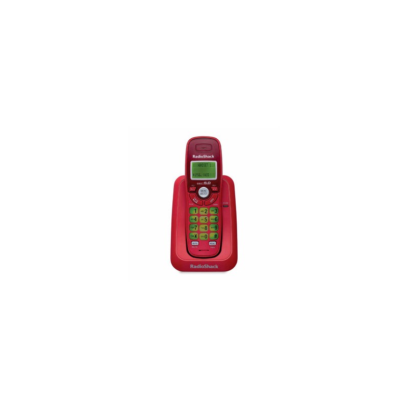 Teléfono Inalámbrico con Identificador de Llamadas RadioShack Rojo