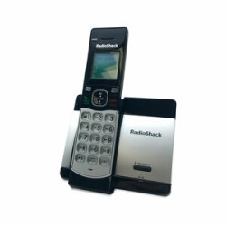 Teléfono Inalámbrico RadioShack 50 contactos Plata