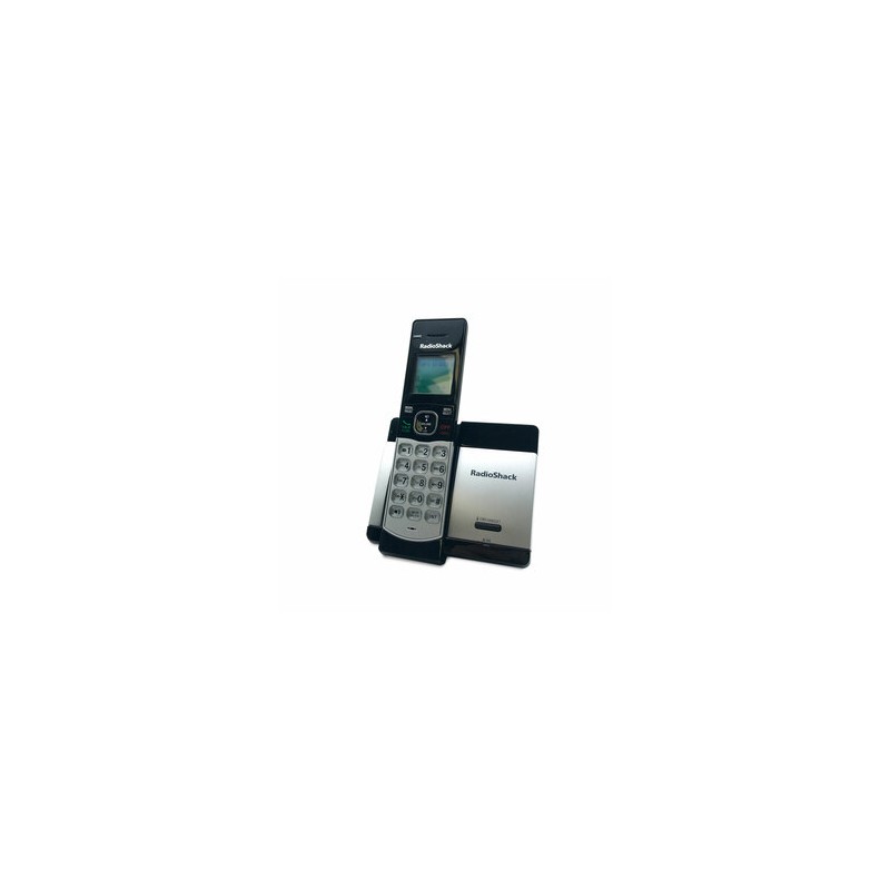 Teléfono Inalámbrico RadioShack 50 contactos Plata