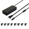 Cargador Universal para Laptop RadioShack / 2 Puertos USB / 60 W / Negro