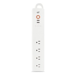 Multicontacto Inteligente Power Strip  STF 4 contactos 2 USB