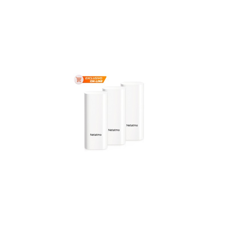 Sensores Inteligentes para Puerta Netatmo Alexa WiFi Blanco 3 piezas
