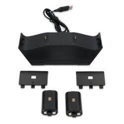 Cargador Doble para Controles de Videojuegos RadioShack MW-XSDOCK03-1