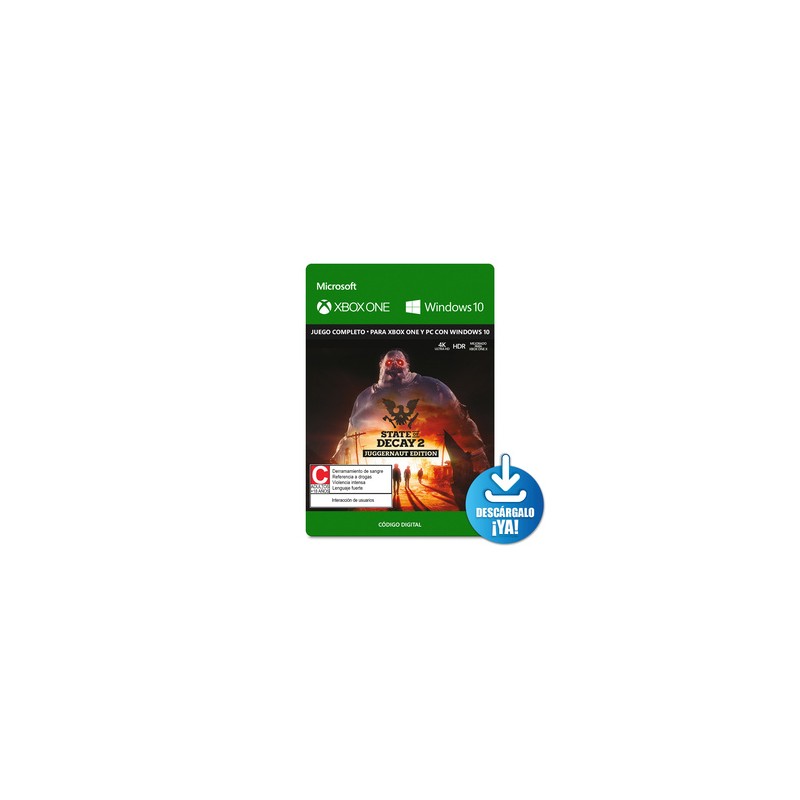 State of Decay 2 Juggernut Edition / Juego digital / Xbox One / Windows / Descargable