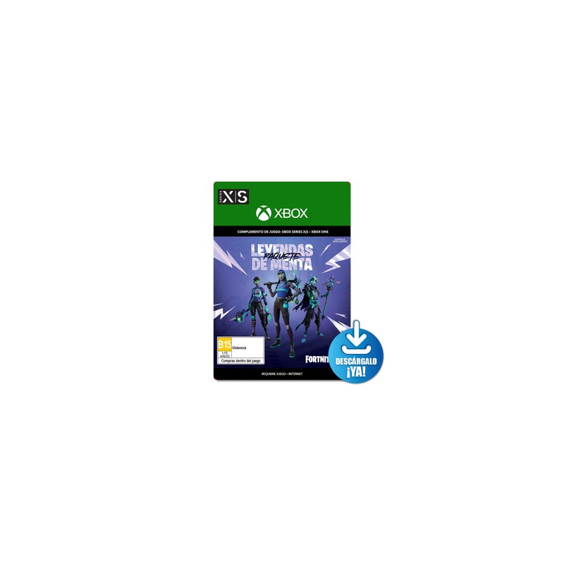 Fortnite Paquete Leyendas de Menta / Complemento de juego digital / Xbox Series X·S / Xbox One / Descargable