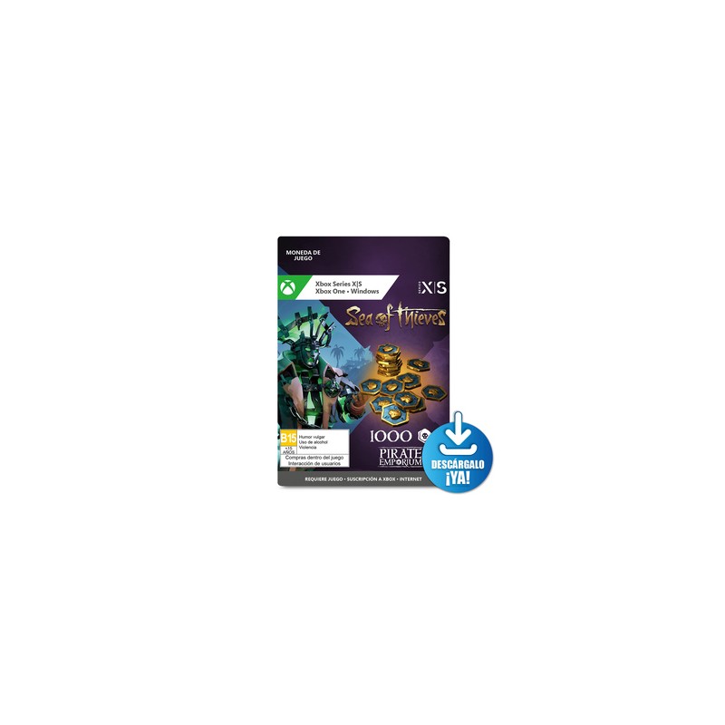 Sea of The Thieves 1000 monedas Xbox One / Xbox Series X·S y Windows Descargable