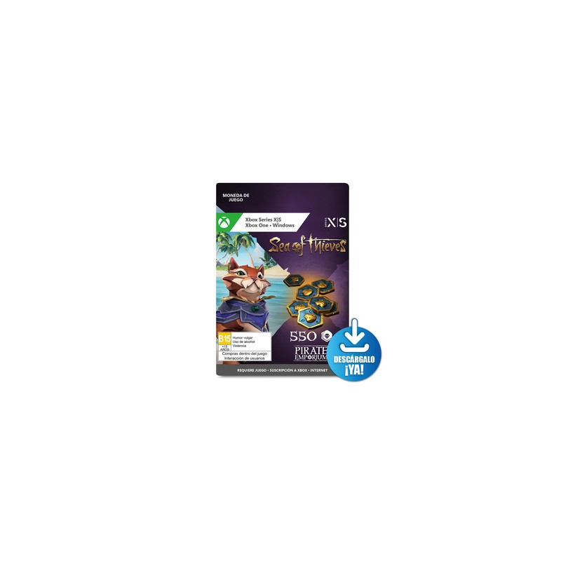 Sea of The Thieves 550 monedas Xbox One Xbox Series X·S y Windows Descargable