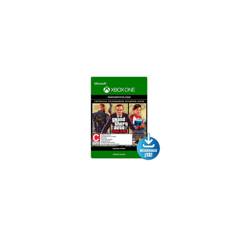 Grand Theft Auto Online Criminal Enterprise Starter Pack / Complemento de juego digital / Xbox One / Descargable
