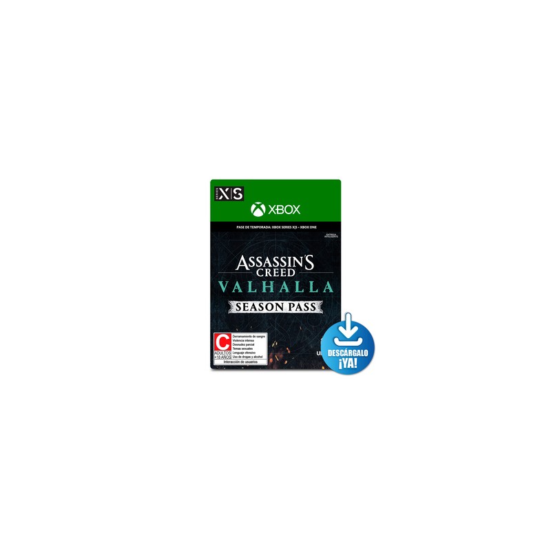 Assassins Creed Valhalla Season Pass / Pase de temporada digital / Xbox Series X·S / Xbox One / Descargable