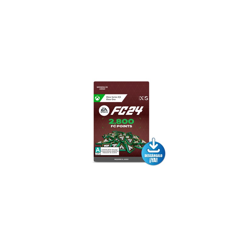 FC 24 Ultimate Team EA Sports 2800 Points Xbox One/Series X·S Descargable